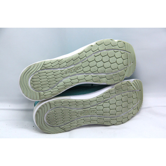Sperry CrossJack Seas 3 Eye Shoes Women’s 8.5 Teal Blue Boat Sneakers STS85683 - Picture 6 of 7